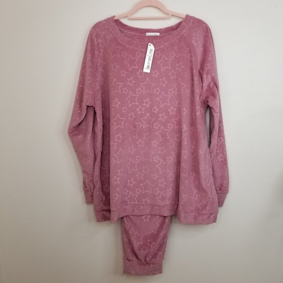 Loungelife Other - Lounge LIfe micro fleece pajamas joggers set XL
